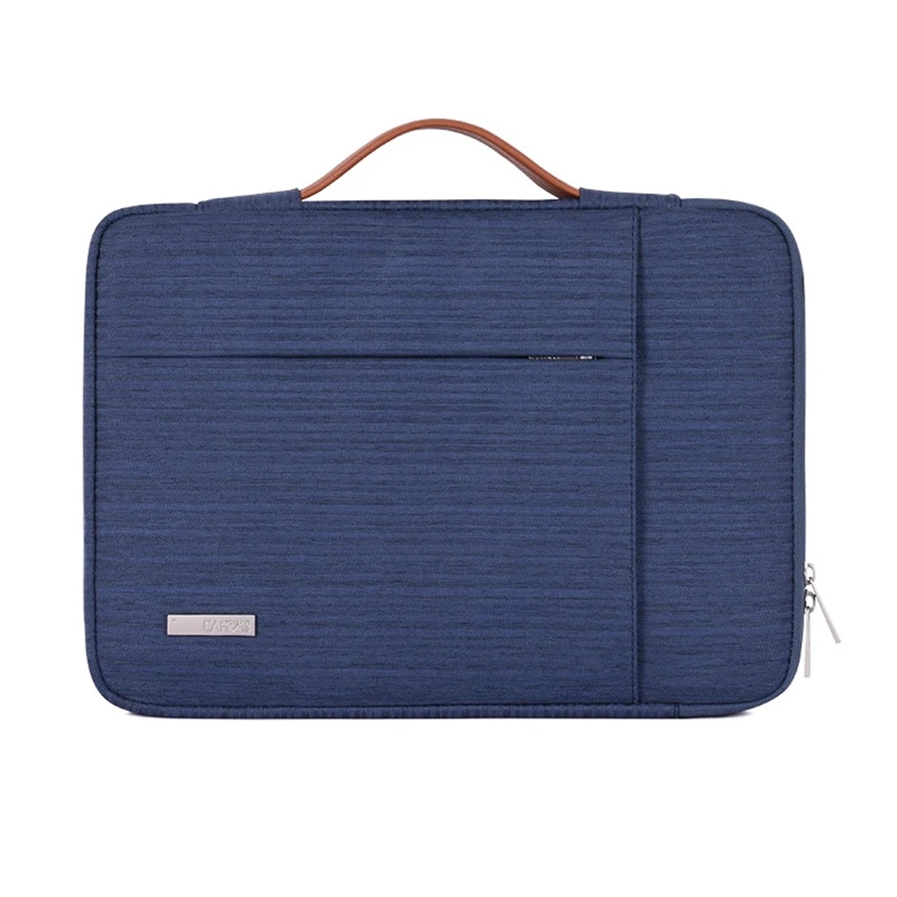 Geanta pentru laptop, diagonala maxima 15-16", inchidere cu fermoar, buuzunaer suplimentare, protectie acti soc, poliester, Albastru