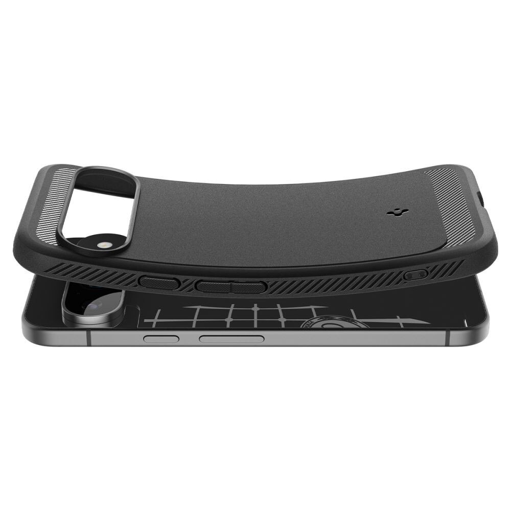 Carcasa Spigen Rugged Armor compatibila cu Google Pixel 9 / 9 Pro Matte Black