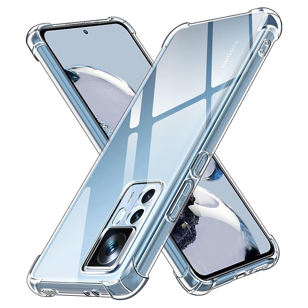 Husa protectie Mat-Tech compatibila cu Xiaomi 12T / 12T Pro, Protectie Camera, Colturi anti-soc, Decupaje Precise, Rezistenta la impact, Margini ridicate pentru protectia ecranului, Transparenta
