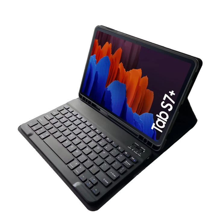 husa cu tastatura detasabila wireless, pentru tableta s7, s6 lite