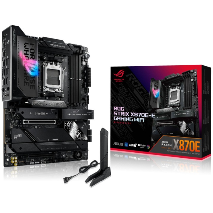 Дънна платка ASUS ROG STRIX X870E-E GAMING WIFI, Socket AM5