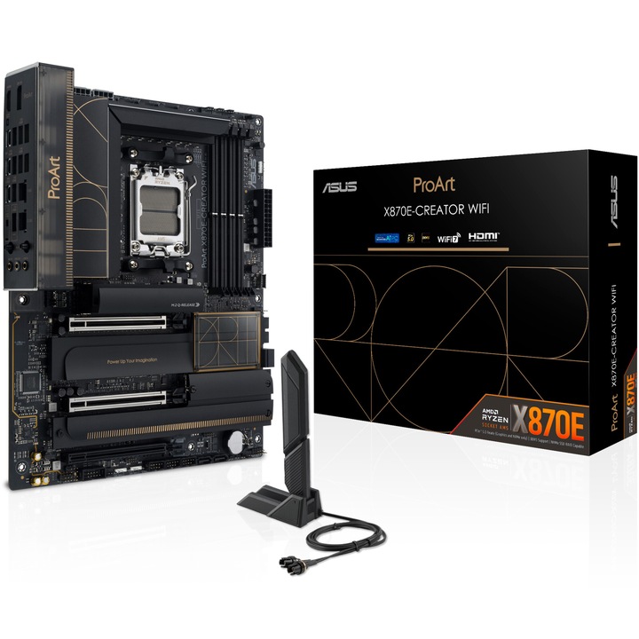 Дънна платка ASUS PROART X870E-CREATOR WIFI, Socket AM5