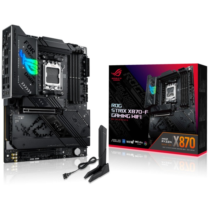 Дънна платка ASUS ROG STRIX X870-F GAMING WIFI, Socket AM5