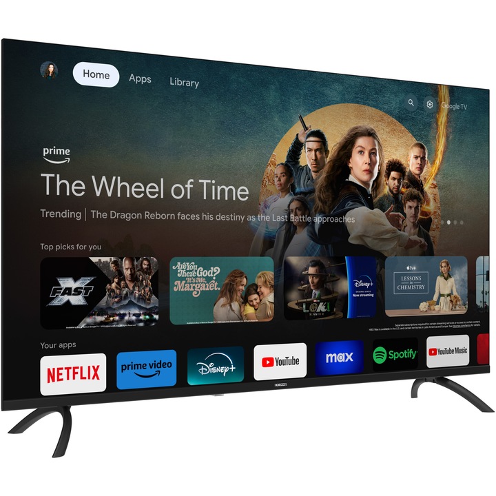 Televizor Horizon LED 55HL7590U/D, 139 cm, Smart Google TV, 4K Ultra HD, Clasa E