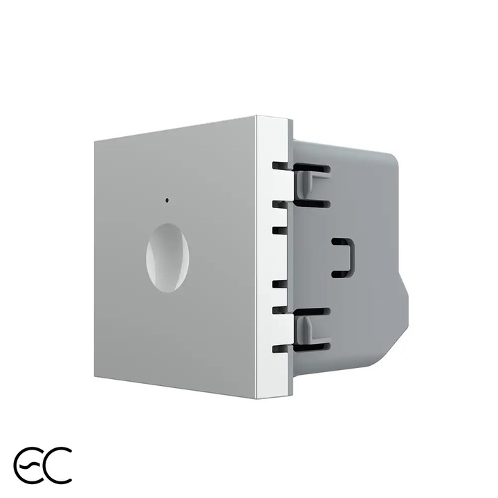 Modul Intrerupator Simplu cu Protocol Zigbee EC si Touch LIVOLO, Gri