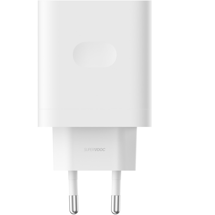 OPPO SUPERVOOC 45W töltő, fehér