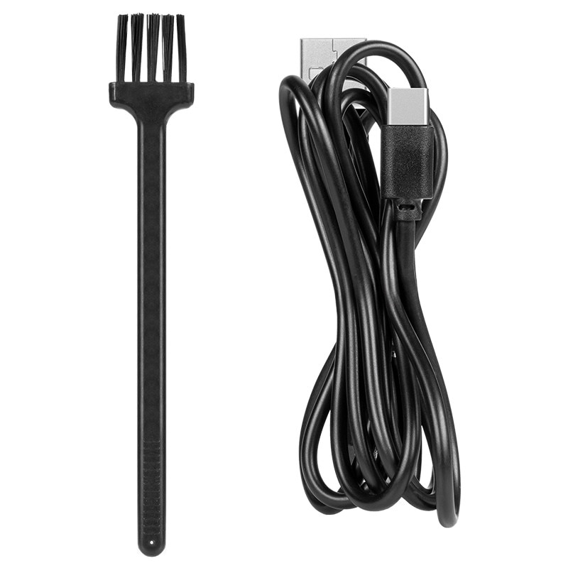 Aparat de curatat scame 7200 rotatii/min, 6 lame inox, capacitate 90 ml, 5 W, USB-C, Negru