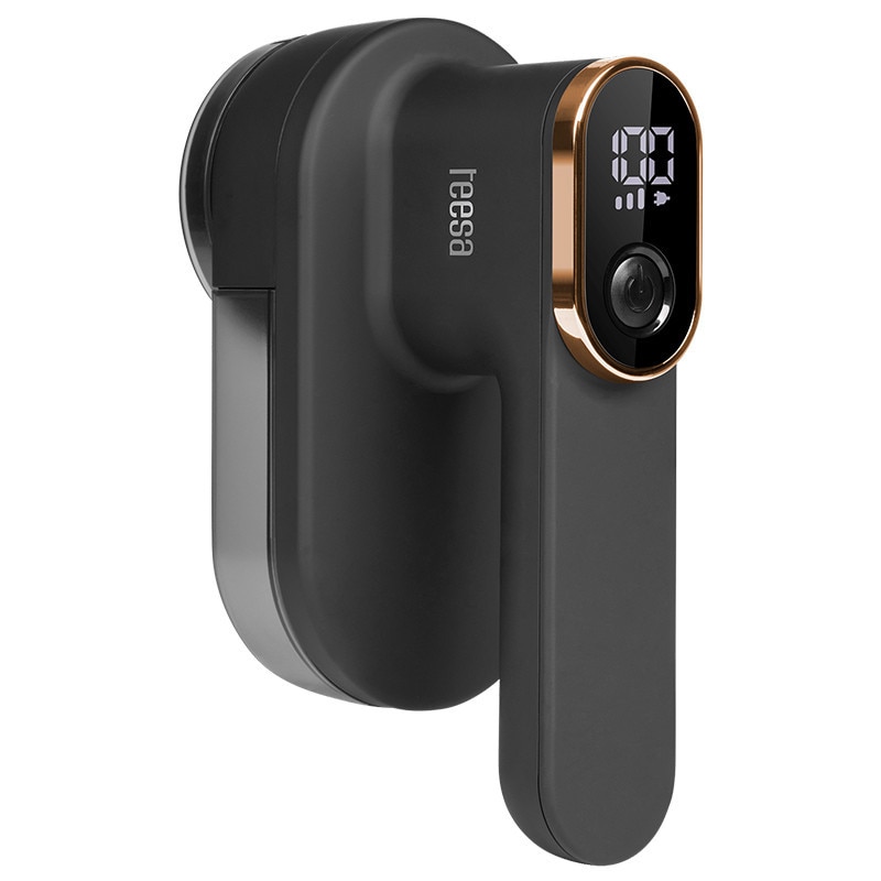 Aparat de curatat scame 7200 rotatii/min, 6 lame inox, capacitate 90 ml, 5 W, USB-C, Negru