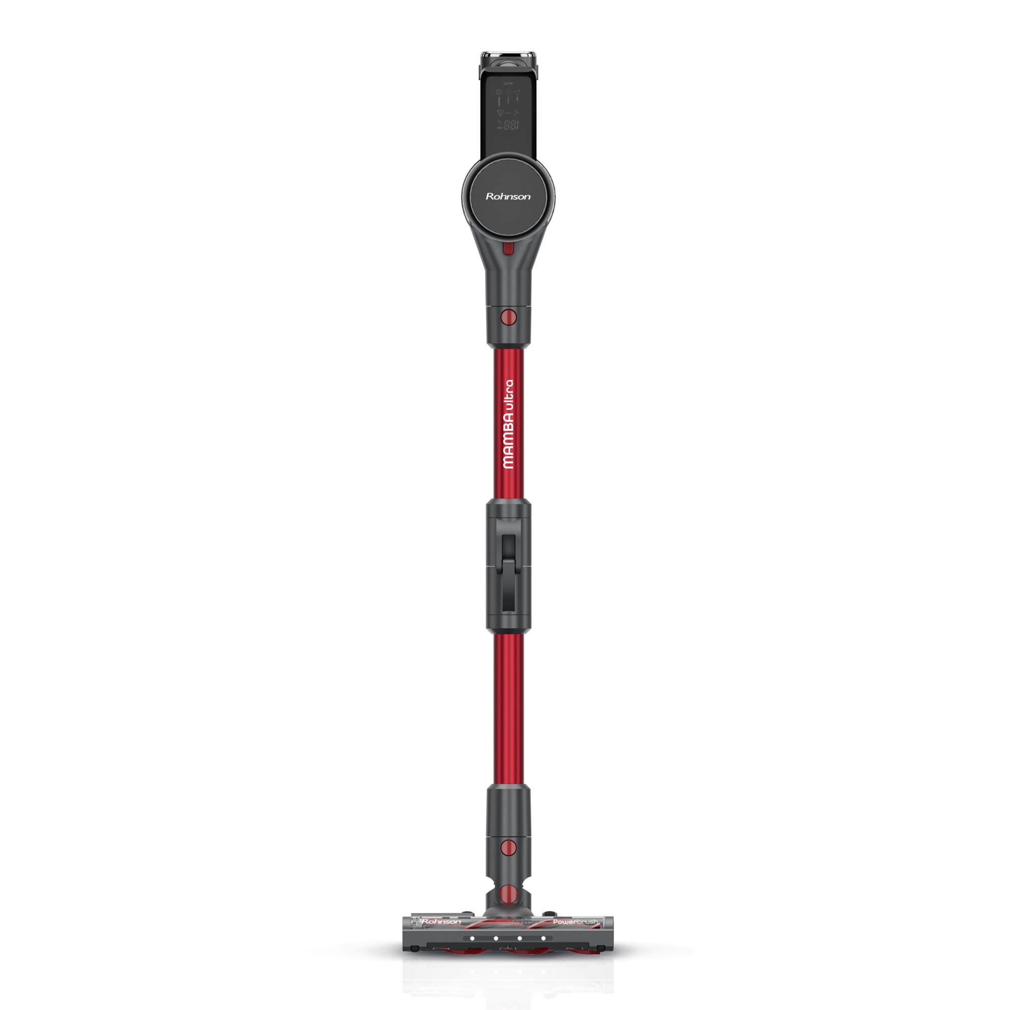Aspirator vertical 2 in 1, Rohnson M16 Mamba Ultra, 415 W, BLDC, 32kPa, 29.6 V, cyclone, tub metalic pliabil, 55 min