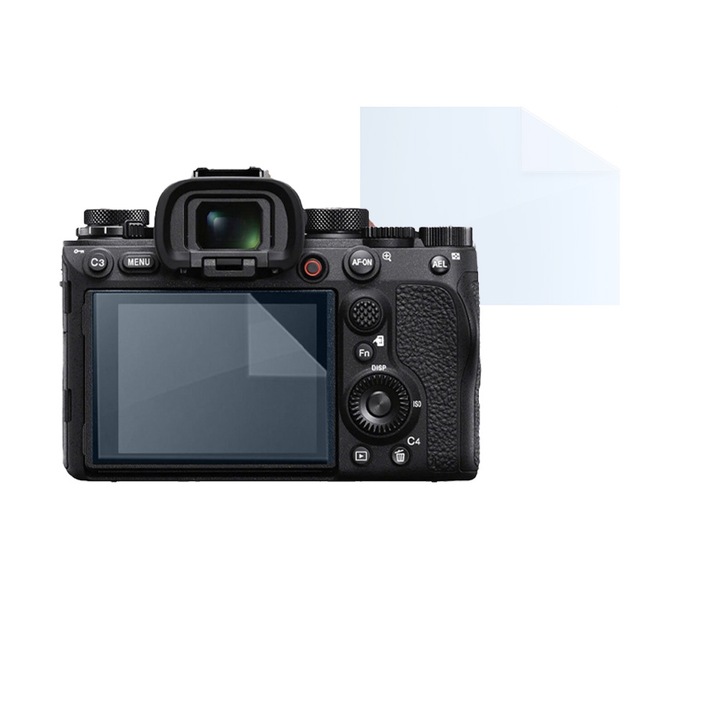 Fóliakészlet Sony Alpha 1-hez, FONIX LENS DEFENSE, 1 képernyős szilikonfólia, ütésálló, karcmentes, regenerálható, tartós, időjárásálló, átlátszó