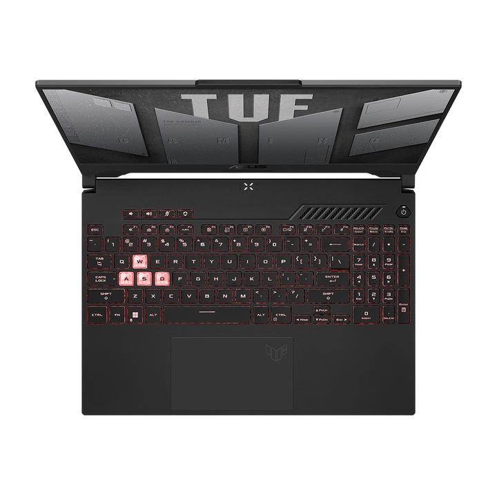 Лаптоп ASUS TUF Gaming A15 FA507NUR-LP007, FA507NUR-LP007.64GB.4TBSSD, 15.6", AMD Ryzen 7 7435HS (8-ядрен), NVIDIA GeForce RTX 4050 (6GB GDDR6), 64 GB 4800 MHz DDR5, Сив