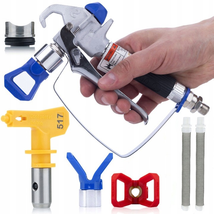 Пистолет за боя, Rosfix, със защита, накрайник, 2 филтъра, многоцветен