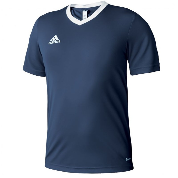 Детска спортна тениска Adidas entrada 22 jersey jr, полиестер, тъмно синьо, 176 СМ