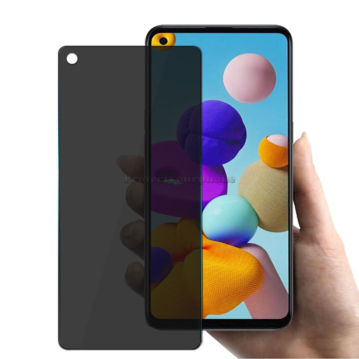 Folie Privacy Compatibila cu XIAOMI 11LITE, Full Cover, 6D, Calitate Premium