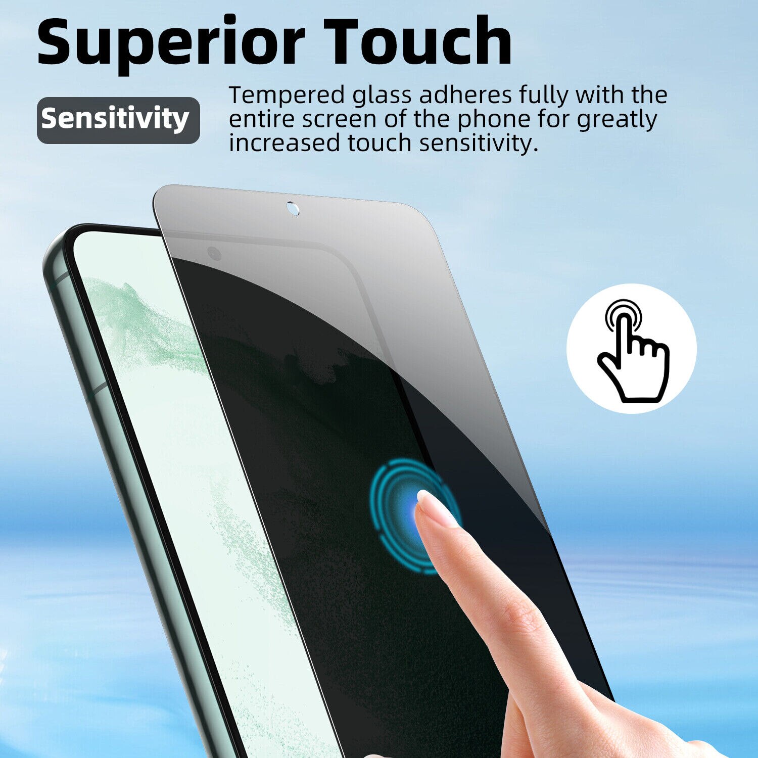 Folie Privacy Compatibila cu Xiaomi 13T Pro, Full Cover, Calitate Premium, Black