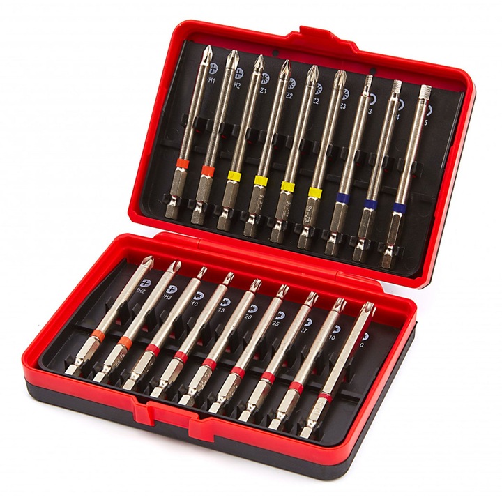 Set biti extralungi, HBM, 18 piese