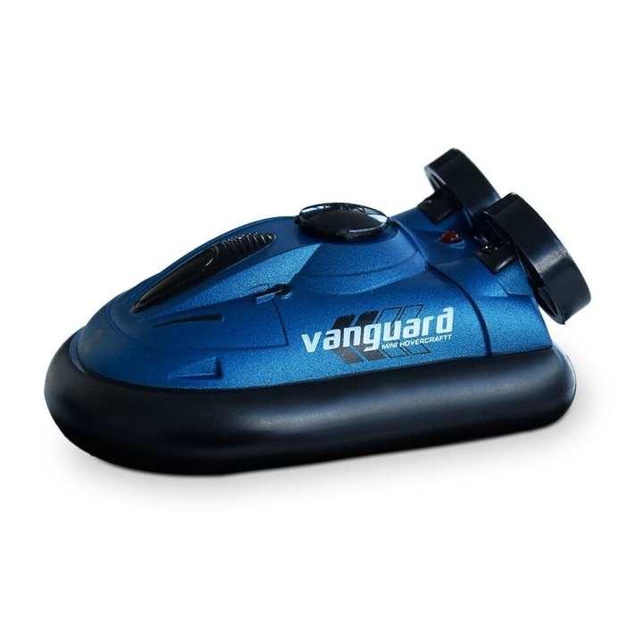 Barcuta cu telecomanda, MikaMax, 2 Elice, 12 x 5 cm, Albastru