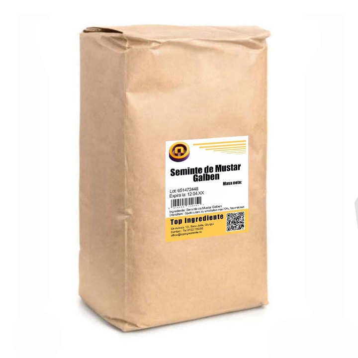 Mustar Galben Boabe - Seminte de Mustar 25kg