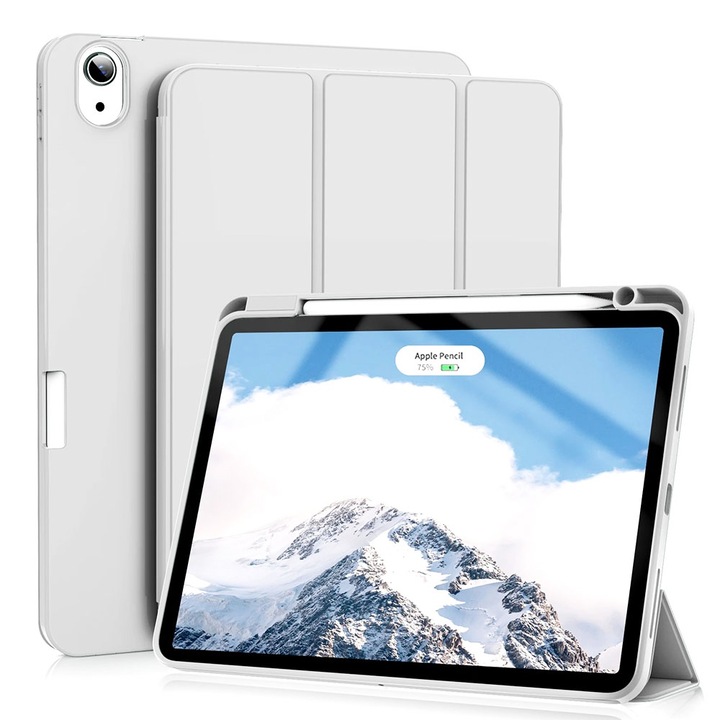 Калъф fixGuard Flex Trifold, Pencil Holder за iPad Air 4 (2020) / Air 5 (2022) - Gray
