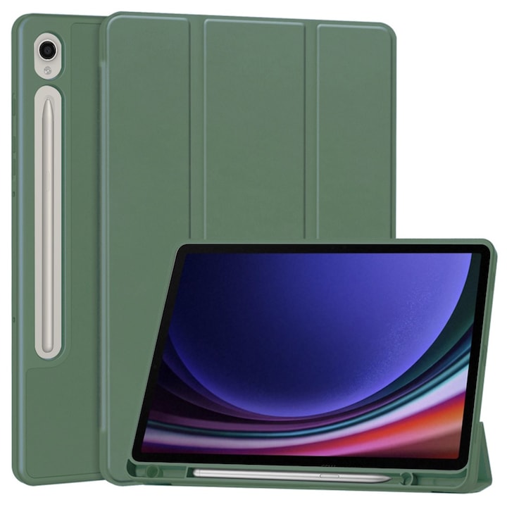 Защитен калъф за Samsung Galaxy Tab S9, K60, TPU, Lucky Green