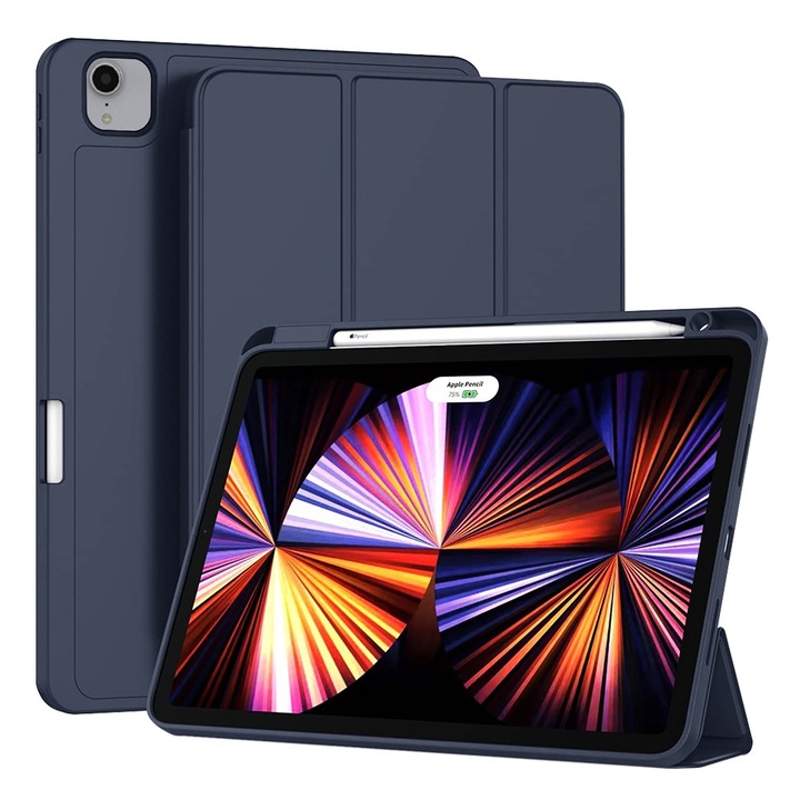 Husa Protectie pentru iPad Pro 11 2018/2020/2021/2022, R48, TPU, Dark Blue