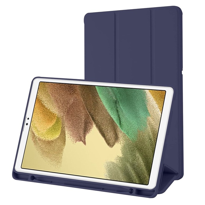 Калъф fixGuard Flex Trifold, Pencil Holder за Samsung Galaxy Tab A7 Lite - Dark Blue