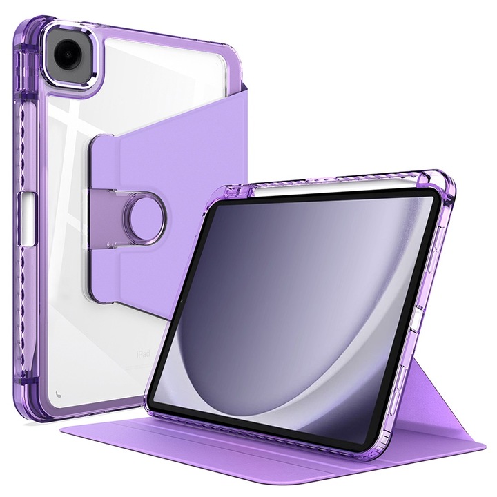Кейс съвместим с Samsung Galaxy Tab A9, Crystal Vision, U42, Premium Lexgard, Purple