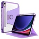 Husa tableta, fixGuard, Crystal Vision pentru Samsung Galaxy Tab S9 / S9 FE - Violet