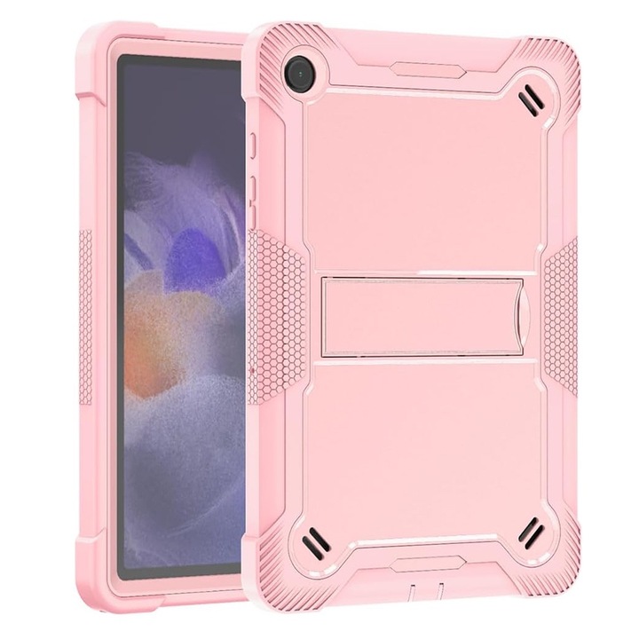Калъф fixGuard Rugged TabShell + Screen Protector за Samsung Galaxy Tab A9 Plus - Rose Gold