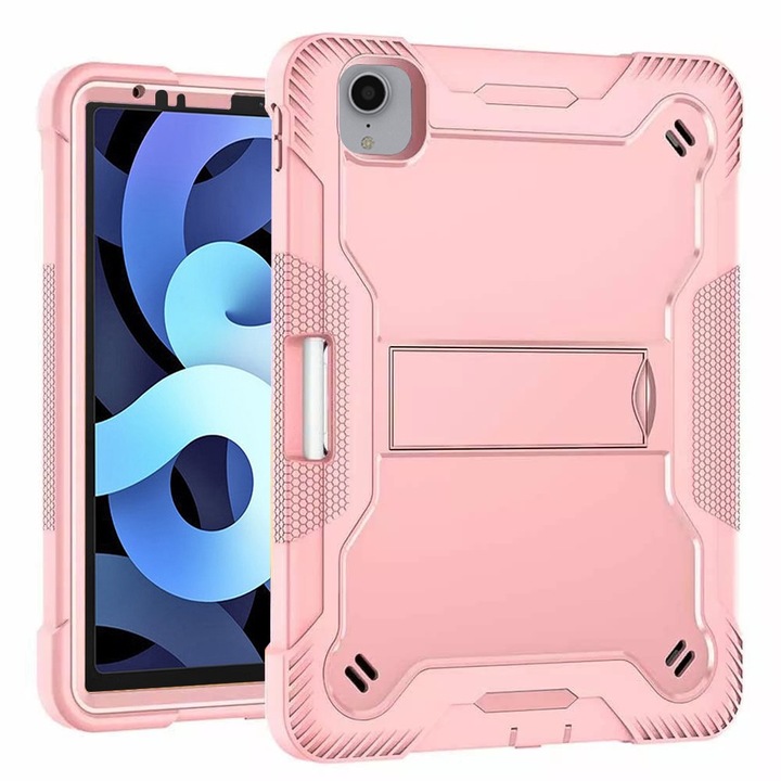 Калъф fixGuard Rugged TabShell + Screen Protector за iPad Air 4 (2020)/Air 5 (2022)/iPad Pro 11 (2018/2020/2021/2022) - Rose Gold