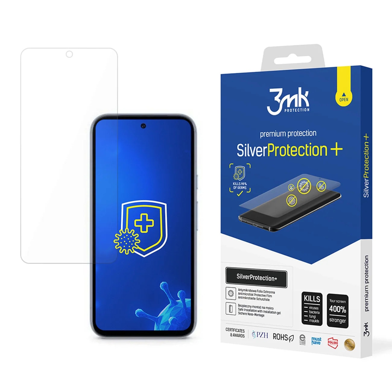 Husa fixGuard Crystal Vision pentru Samsung Galaxy Tab A7 10.4" 2020 / 2022 - Albastru deschis