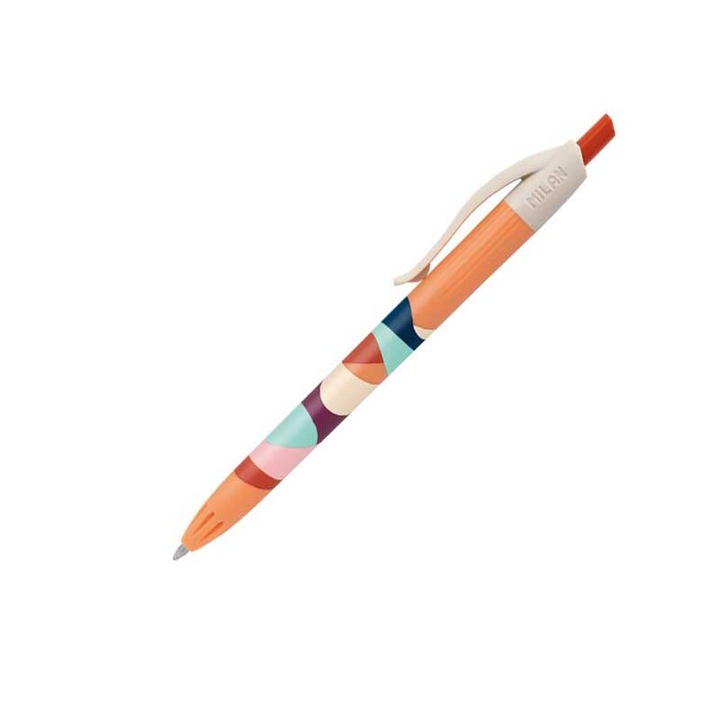 Химикалка Milan The Fun, автоматична, 1.0 mm, синя