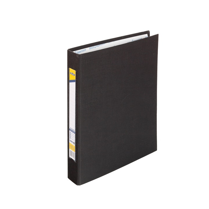 Dosar Office 1, A4, cu 4 inele, negru