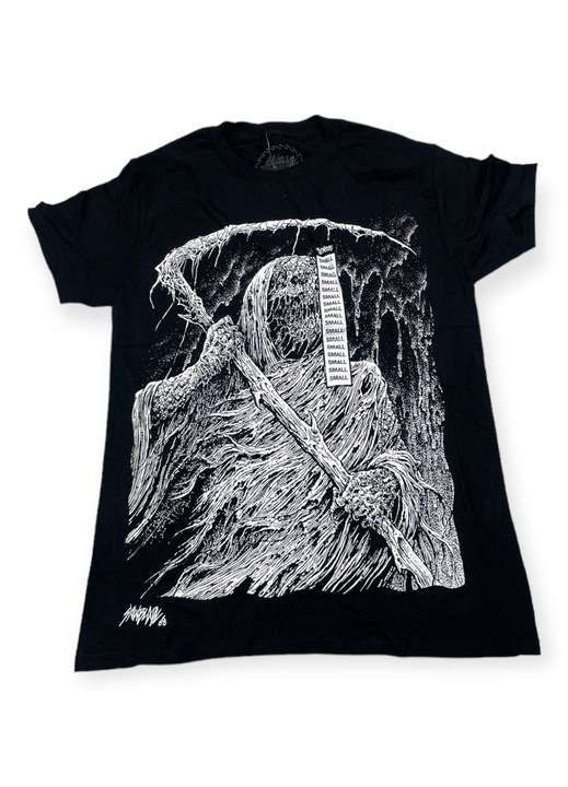 Tricou pentru barbati Spencer's din bumbac, Cu imprimeu, Negru, S INTL