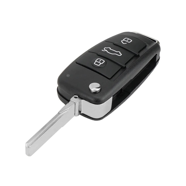 Carcasa cheie Auto cu 3 butoane, compatibil pentru AUDI A3/A4/A6/A8/TT/Q7/S4 /S6/QUATTRO