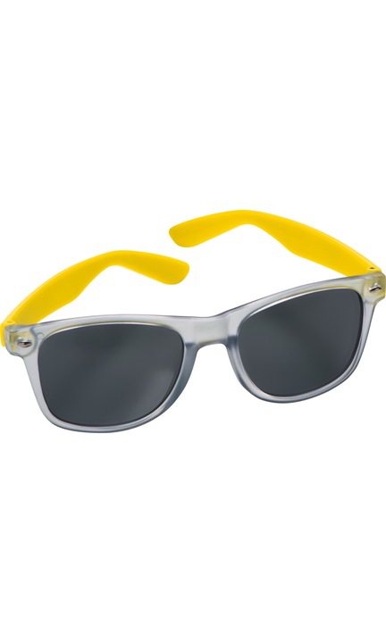 Слънчеви очила Dakar с прозрачна рамка, лимонено жълто