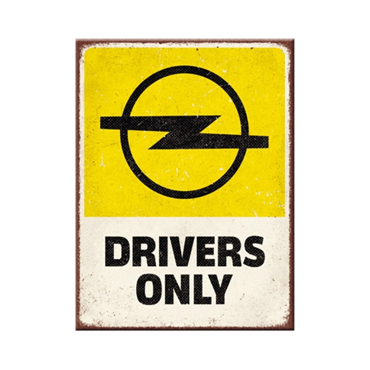 Magnet de frigider - Opel: Drivers Only
