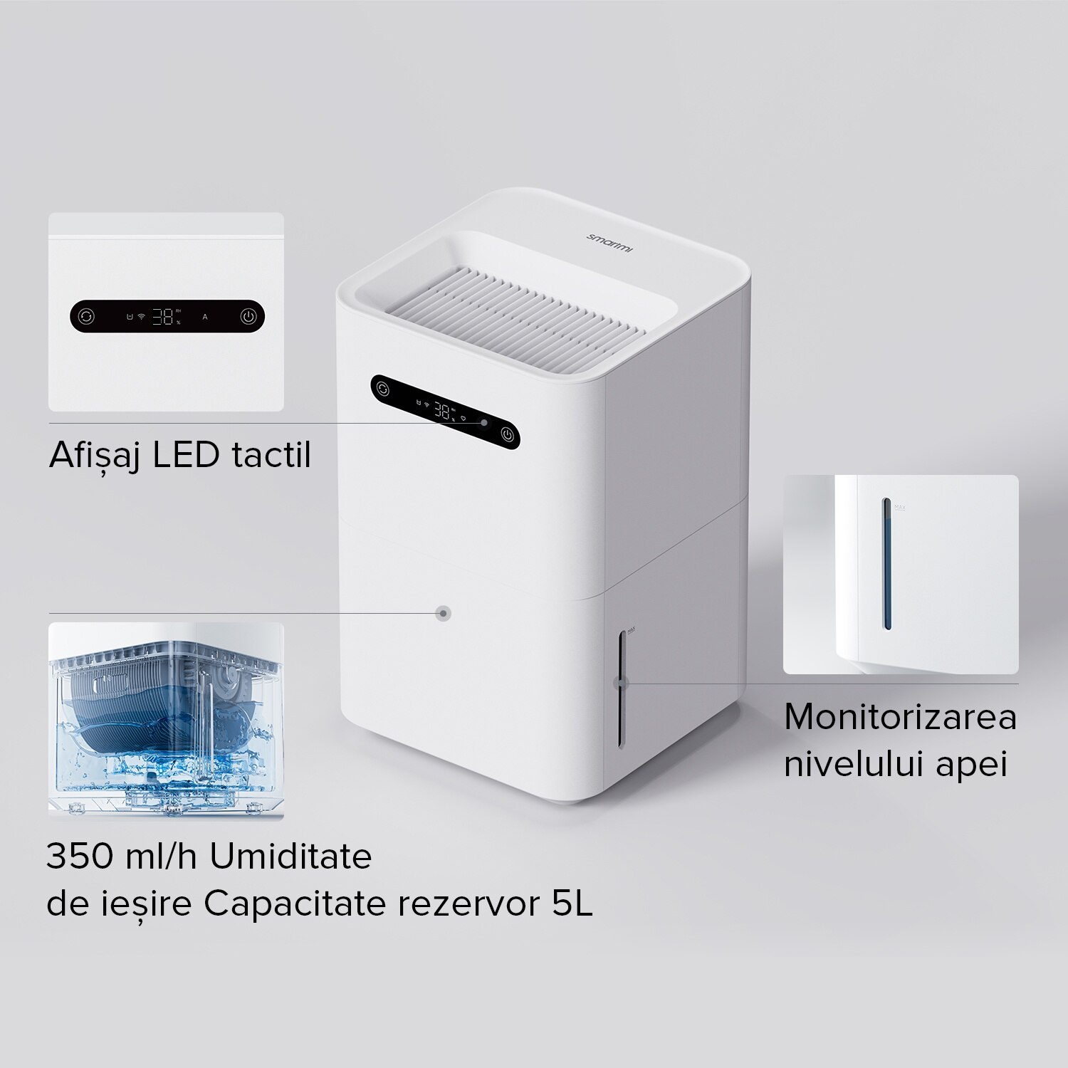 Xiaomi Smartmi umidificator evaporativ 3, CJXJSQ05ZM Versiune UE