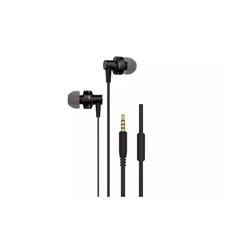 Casti cu fir, 3.5 mm, Riversong In-ear, Albastru