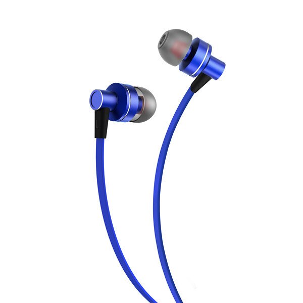 Casti cu fir, 3.5 mm, Riversong In-ear, Albastru