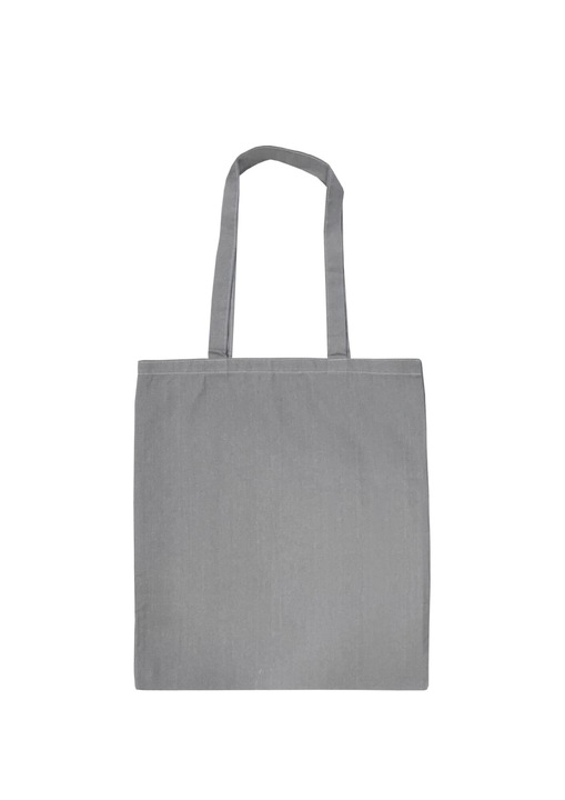 Чанта 100% памук, дръжки, 37 х 41 см, сива, dalimag