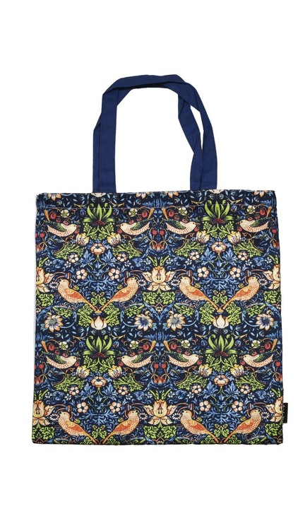 William Morris táska - Strawberry Thief, Fridolin, 38 x 40 cm (+ 20 cm fogantyú)