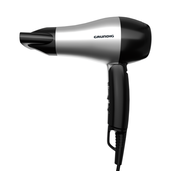 Сешоар Grundig HD 2200, 1200 W черен, сребрист (GMS3970)