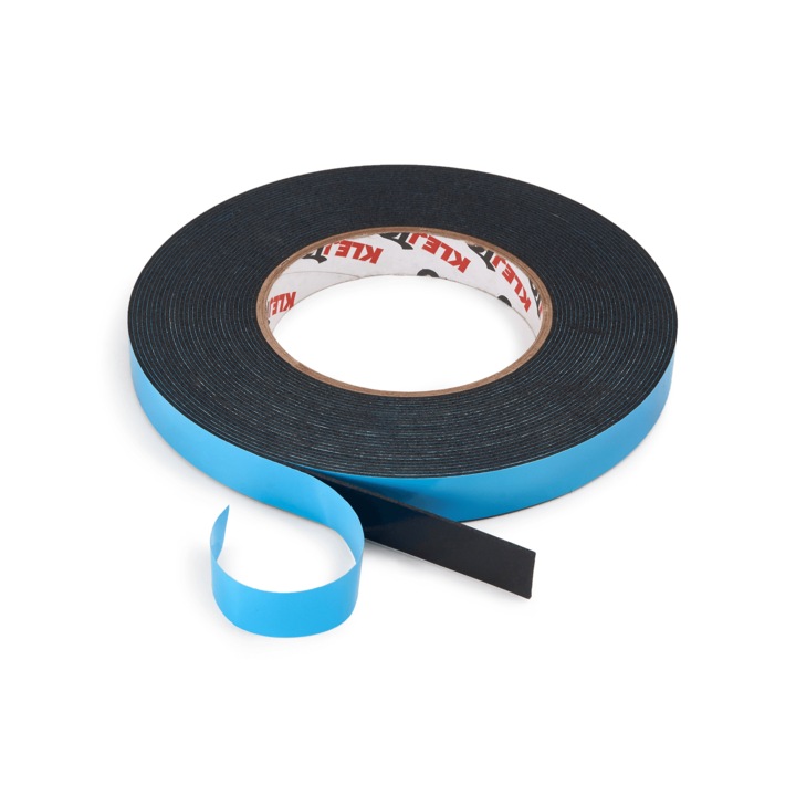 Двустранна монтажна лента от пяна 15 мм x 10 мб, черна