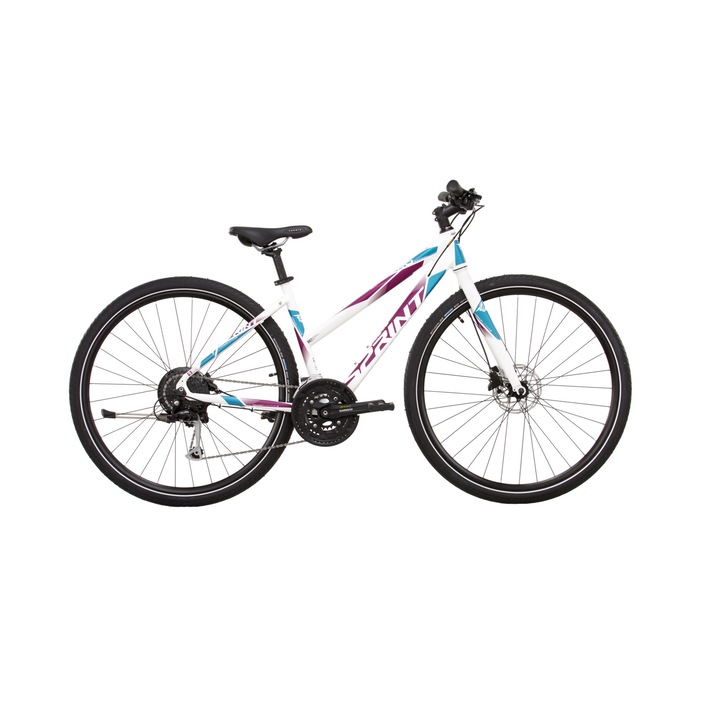 Велосипед SPRINT SINTERO LADY RIGID 28", Бял, 48 см