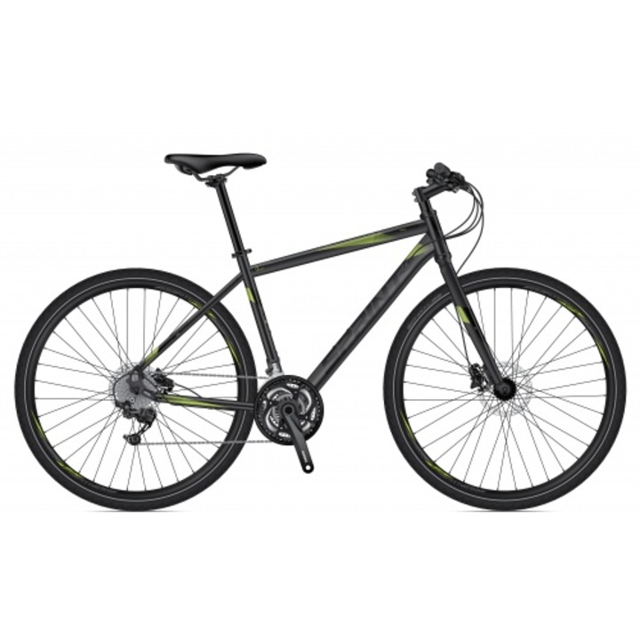 Трекинг велосипед SPRINT SINTERO MAN RIGID 28", 520 мм, Черен/зелен