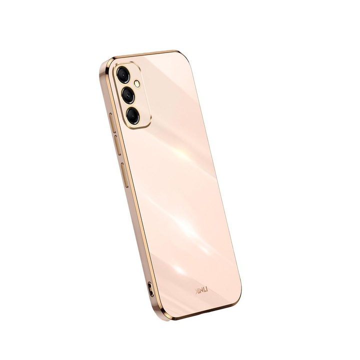 Калъф за Samsung Galaxy A55, галваничен, розов