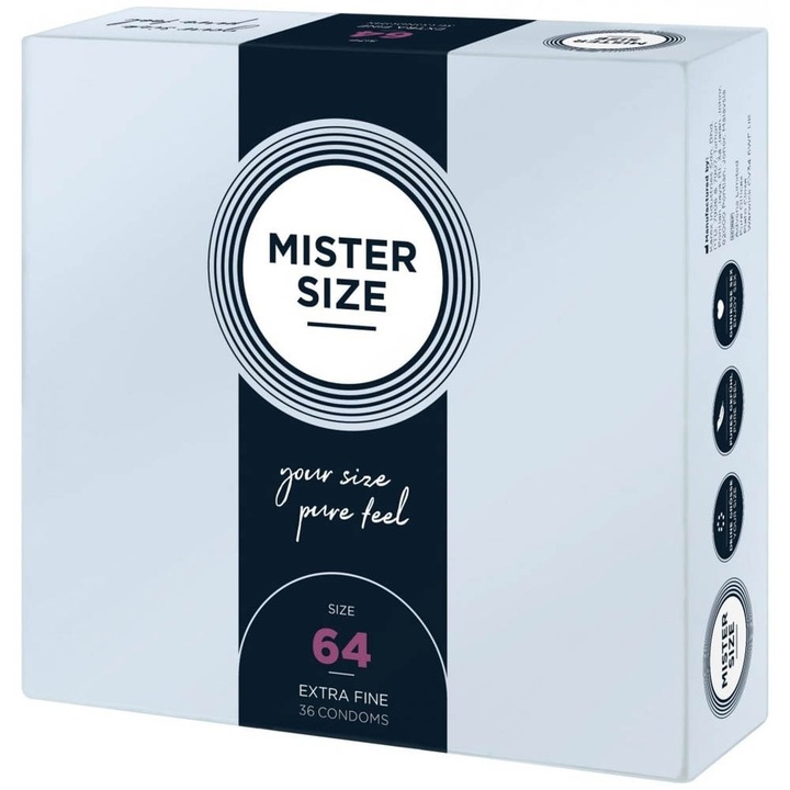 Презервативи Mister Size 64 мм 36 бр