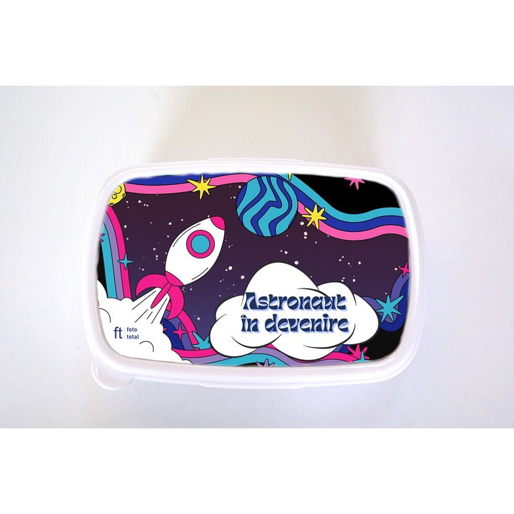Lunchbox pentru copii, Astronaut in devenire, Univers, racheta