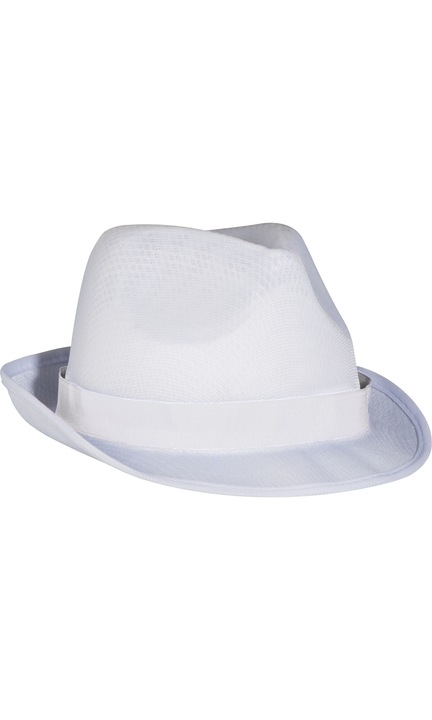 Palarie, Easy, Memphis, Poliester, Alb